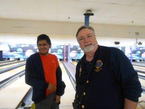 Husai and Gary bowling