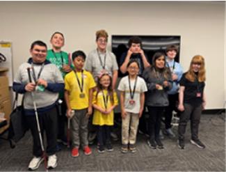 Group of students who participated in the Abacus Bee
